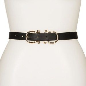 Linea Pelle Double Buckle Belt